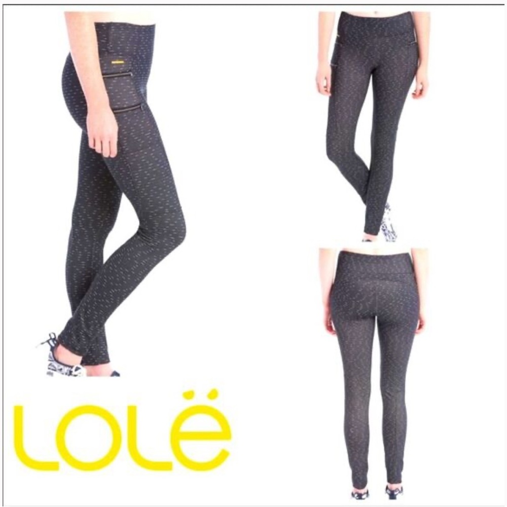 Lole Charcoal Speckled Leggings